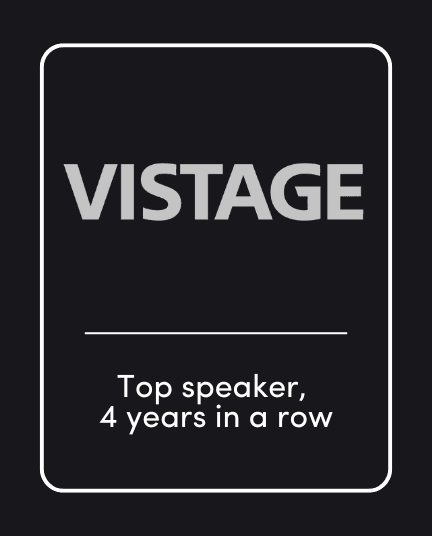 Vistage Top Speaker - 4 Years Running